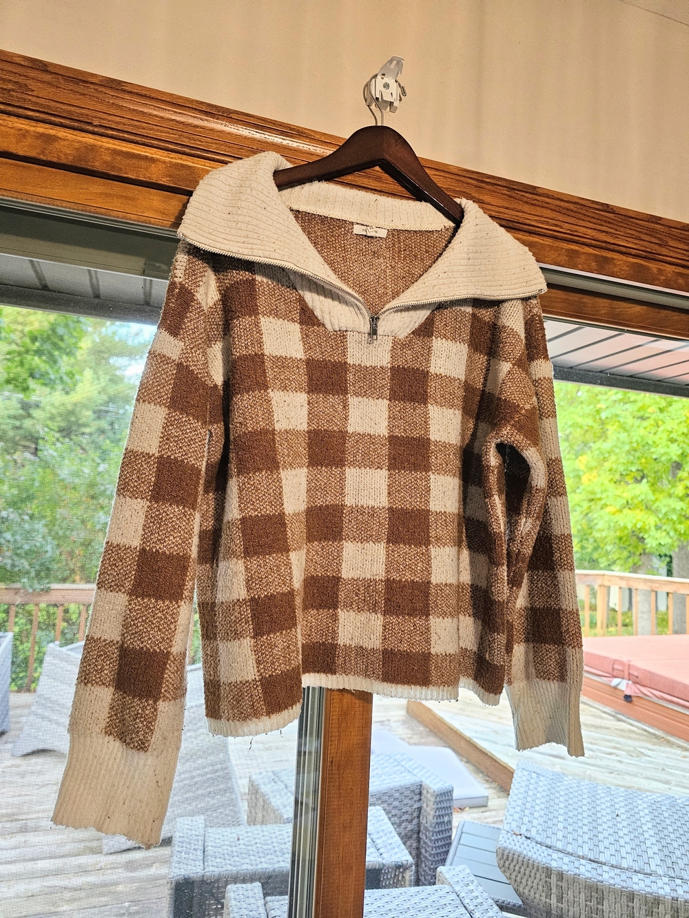 Checkered Sweater